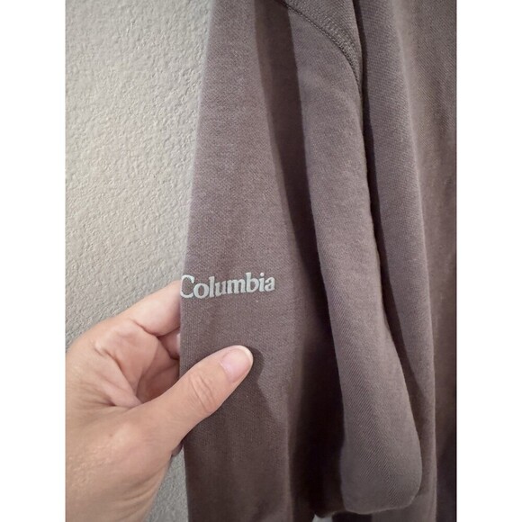 Columbia Men’s Logo Fleece Crew Sweatshirt XL Spellout - Picture 7 of 7